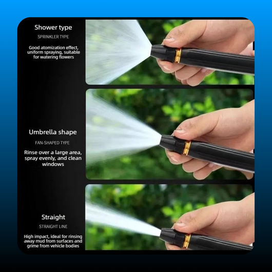 High-Pressure Car Wash Gun