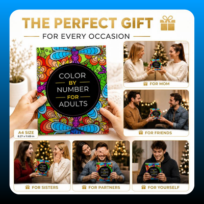 Color By Number Art Book