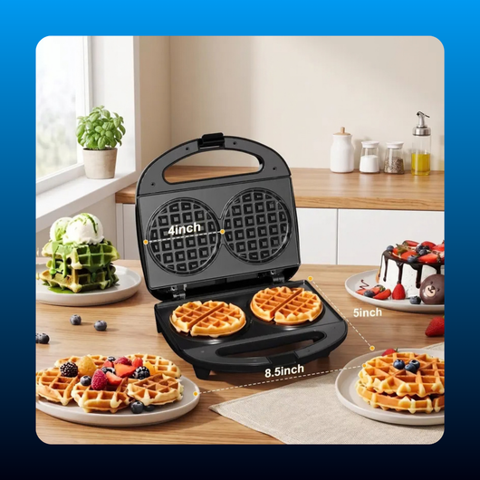 Mini Double Waffle Maker