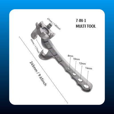 7-in-1 Aluminum Bung Wrench