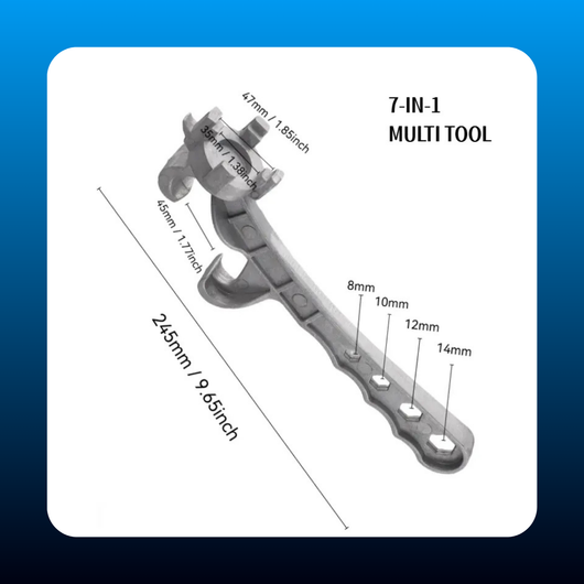 7-in-1 Aluminum Bung Wrench