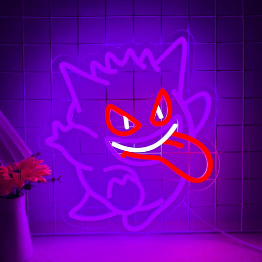 Cartoon Style LED Neon Wall Light
