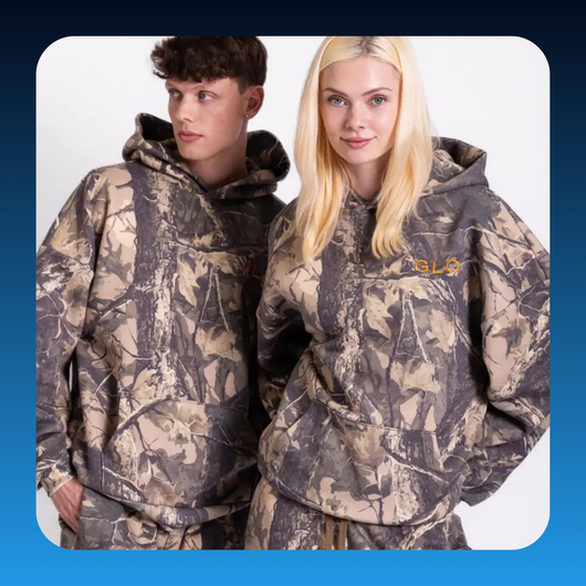 Camo Oversized Streetwear Hoodie