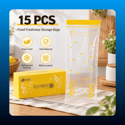 Double-Seal Reusable Food Storage Bags