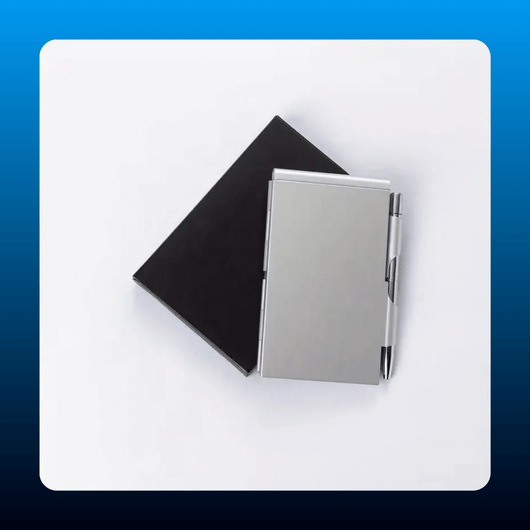 Aluminium Notebook with Pen
