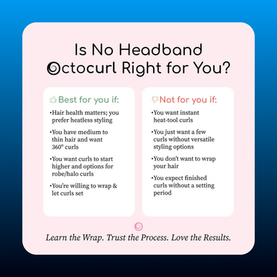 No Headband Heatless Hair Curler