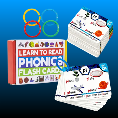Educational Phonics Flash Cards