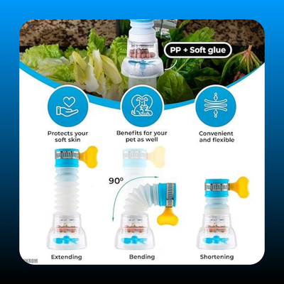 Water Faucet Filter Extenders (3 Pack)