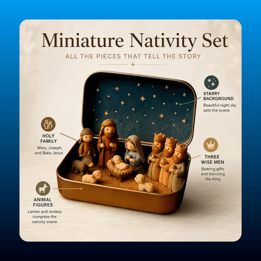 Mini Nativity Scene Boxed Set