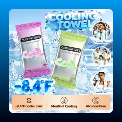 Menthol Cooling Towel Wipes