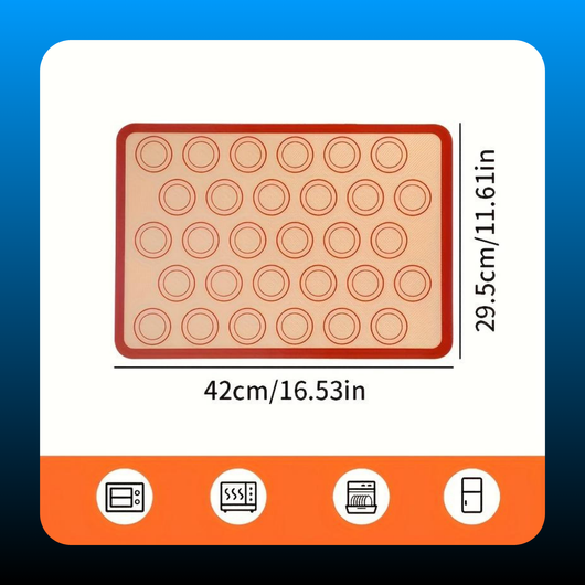 Non-Stick Reusable Baking Mats (2 Pack)
