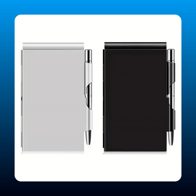 Aluminium Notebook with Pen