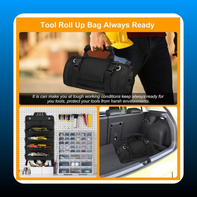 Heavy Duty Roll Up Tool Bag