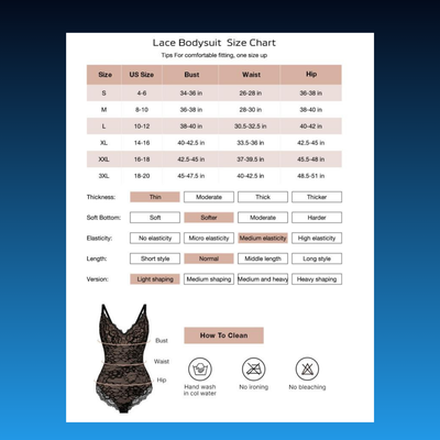 Lace Bodysuit Shapewear