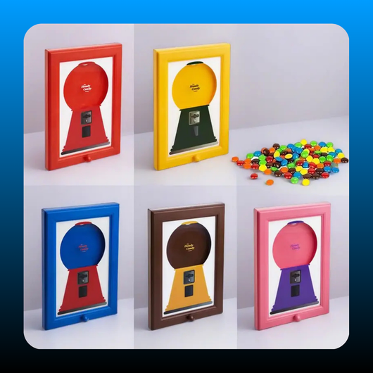 Wall-Mounted Picture Frame Candy Dispenser