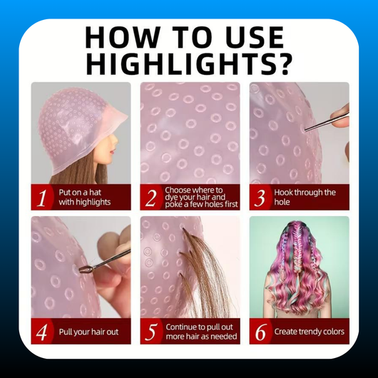 4 Professional Hair Dye Set