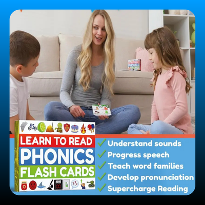 Educational Phonics Flash Cards