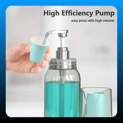Mouthwash Dispenser with Cups Holders