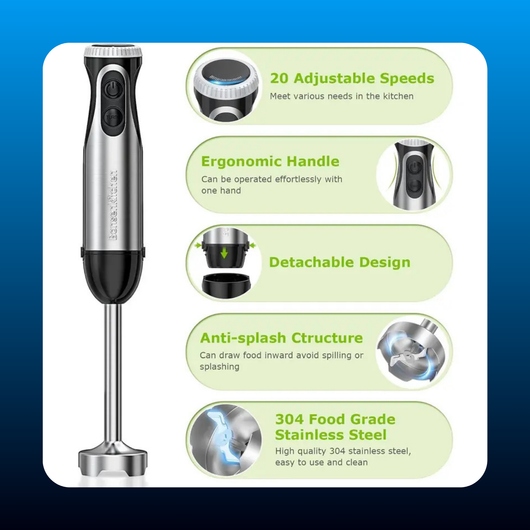 4-in-1 Electric Hand Blender & Mixer Set