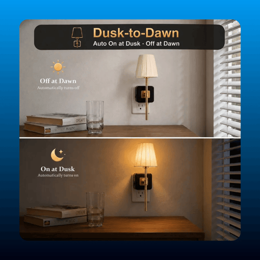 Vintage Pleated Plug-In Night Light