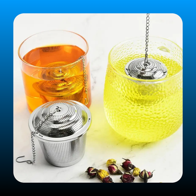 Stainless Steel Tea Ball Strainer Set