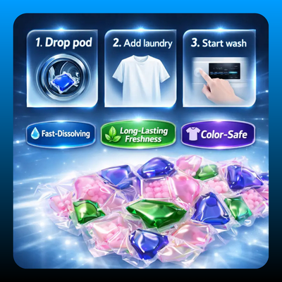 5-in-1 Laundry Detergent Pods (50 Count)