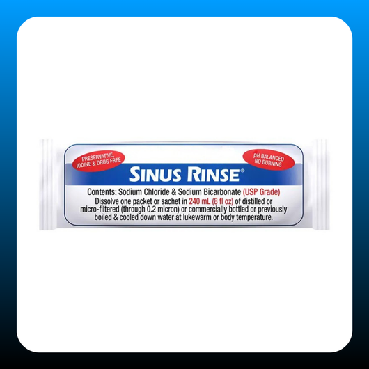 100 Regular Premixed Sinus Rinse Packets