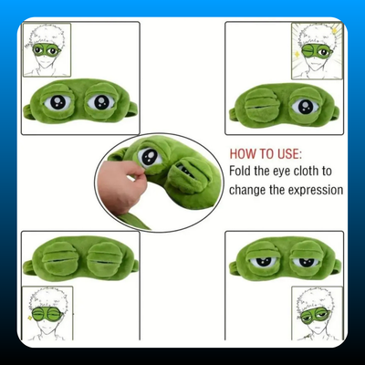 3D Frog Sleep Mask
