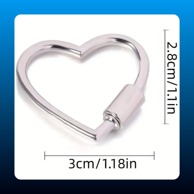 Heart Shaped Climbing Buckle Clip