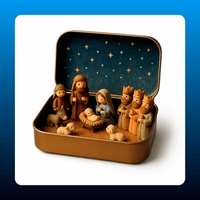 Mini Nativity Scene Boxed Set