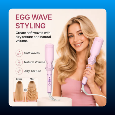 5-in-1 Automatic Rotating Curling Iron Set