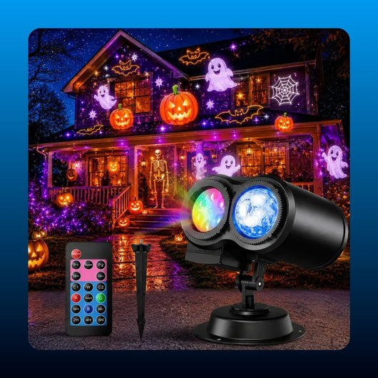 Halloween LED Projector Light with Remote