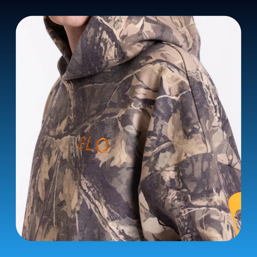 Camo Oversized Streetwear Hoodie