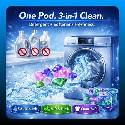 5-in-1 Laundry Detergent Pods (50 Count)