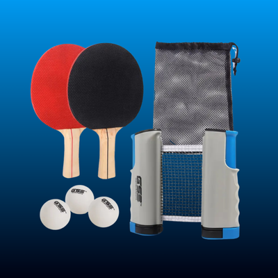 Complete Ping Pong Set with Retractable Net