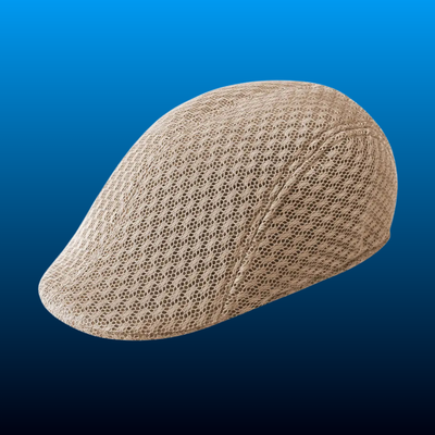 Solid Mesh Gatsby Cap Men's Ivy Hat Golf Driving