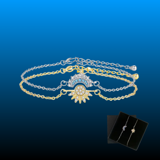Sun and Moon Bracelet Set