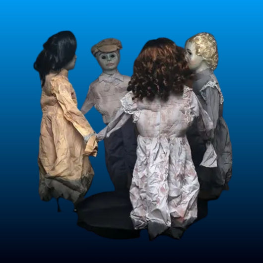 Animated Circle of Ghost Children Prop