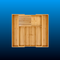 Expandable Bamboo Silverware Drawer Organizer