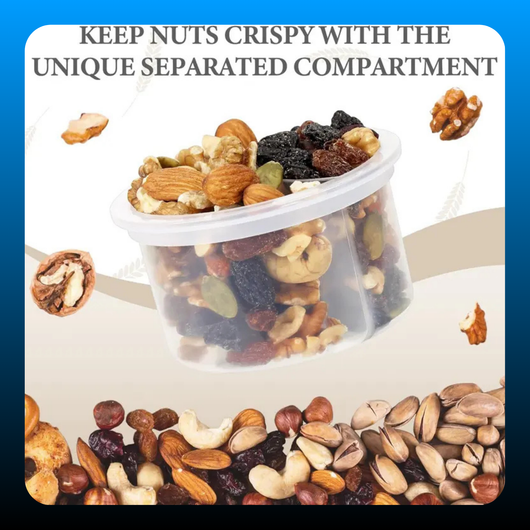 Overnight Oats Containers with Lids (2 Pack)