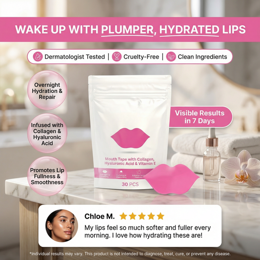 Mouth tape with Collagen Hyaluronic Acid & Vitamin E
