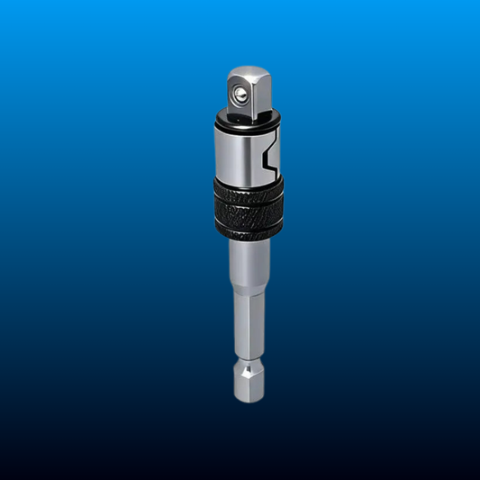 Chrome Vanadium Steel 2-in-1 Self-Locking Bit & Socket Extension Bar
