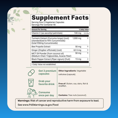 Turmeric Curcumin Capsules