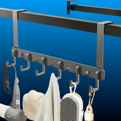 Wall-Mounted Over-the-Door Hook