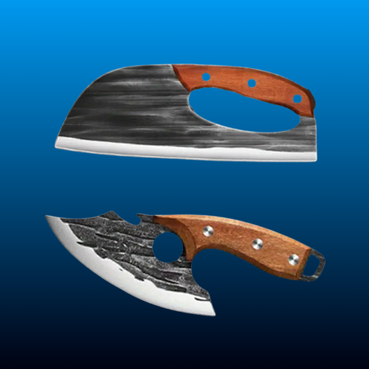 Hand-Forged Kitchen Knife Set (2 Piece)