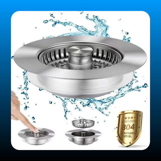 Deodorizing Anti-Clog Basket Strainer