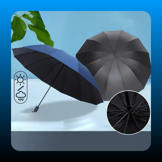 Reinforced Windproof Folding Umbrella