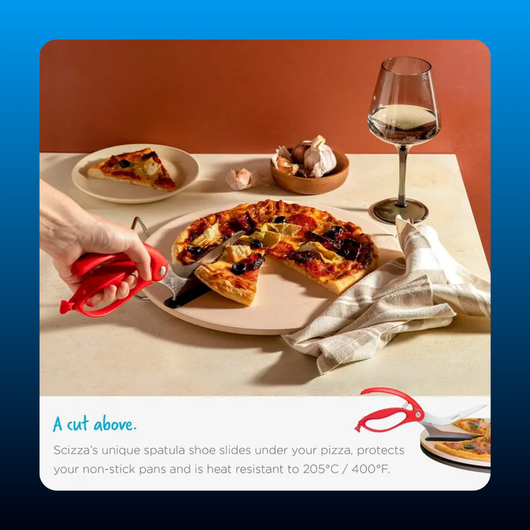 2-In-1 Easy Ergonomic Pizza Scissors