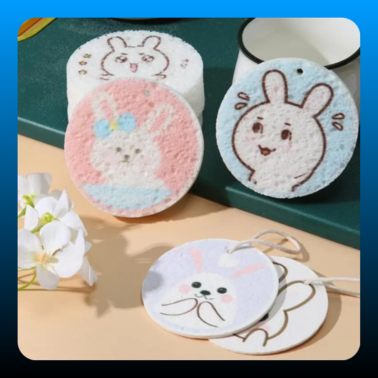Eco-Friendly Biodegradable Wood Pulp Kitchen Sponge Block