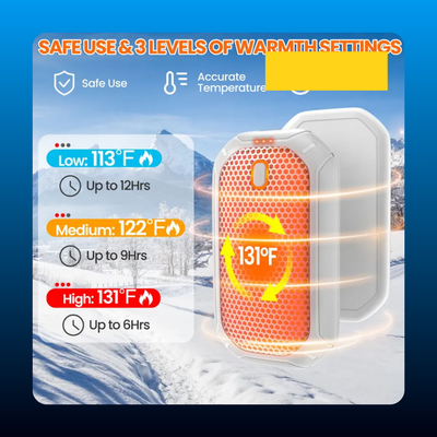 Magnetic Rechargeable Hand Warmers (2 Pack)